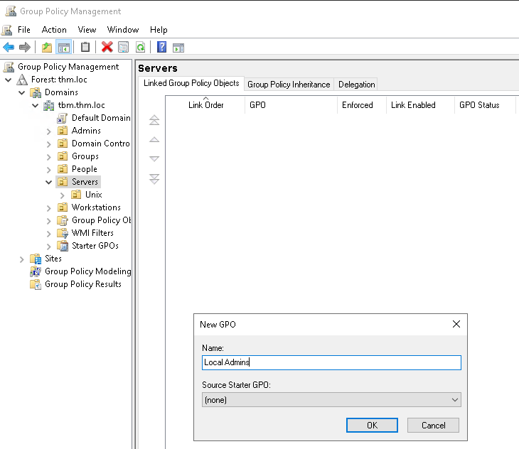 Creating Local Admins