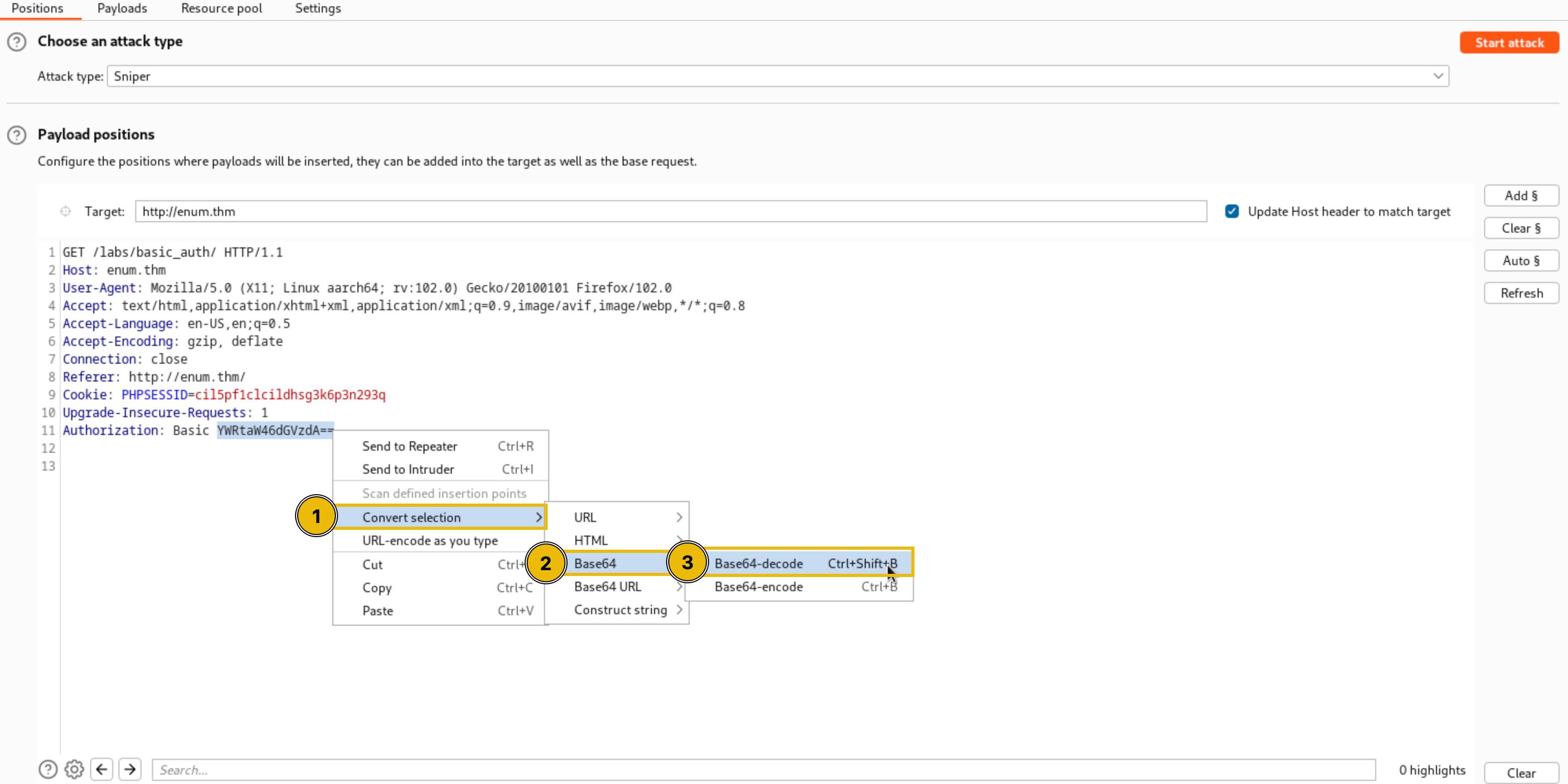 Decoded base64 encoded string