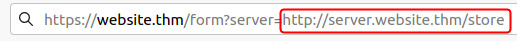 Full URL in a parameter