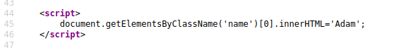 Level Four inner.HTML option.