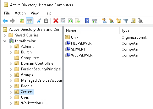 Organizational Units