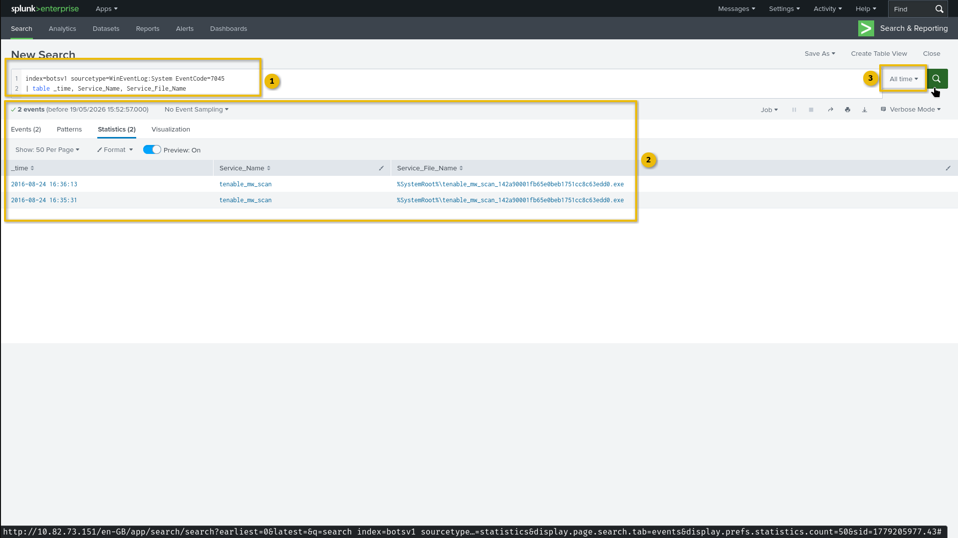 Splunk Search