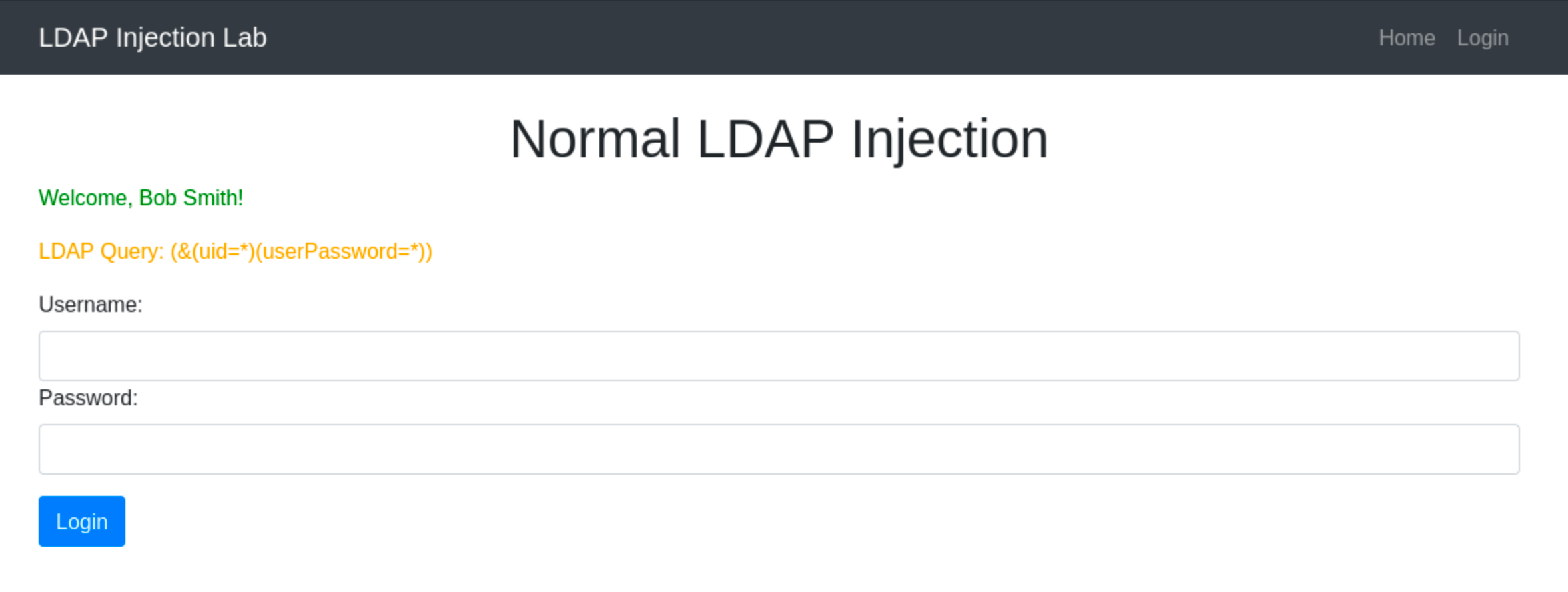 Resulting LDAP query component