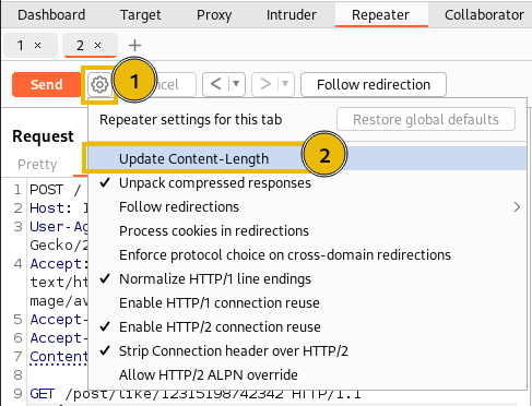 Disabling Update Content-Length