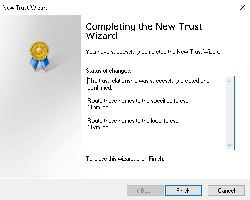 Finish Wizard