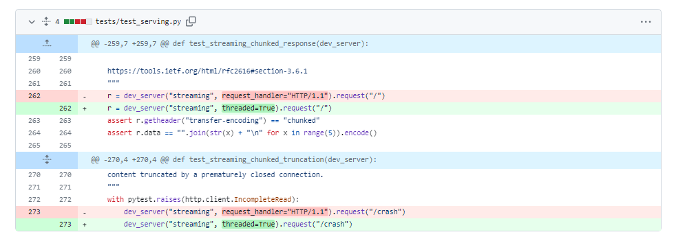 Browser Desync Vulnerable Commit