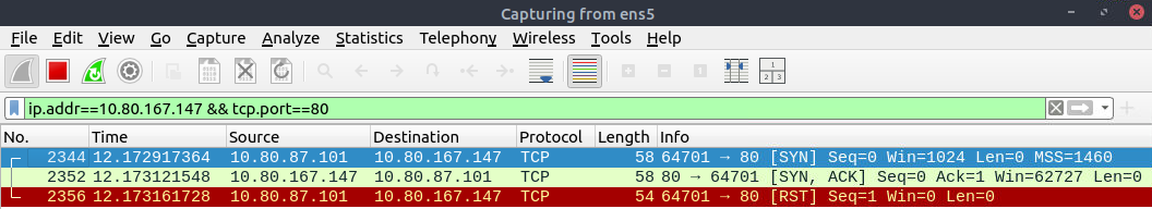 Nmap SYN Scan.