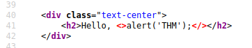 Level Five inner.HTML option before XSS attack.