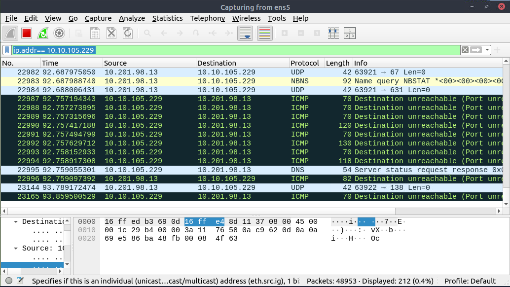nmap udp scan.